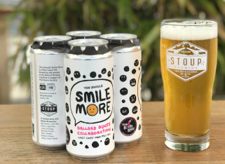 beerblog's tweet photo. Join the women of the Ballard Brewery district for a zoom event. Enjoy this year's (You Should) Smile More IPA. Support the Pink Boot Society. Here are the deets. https://t.co/qbXtbDEP2y https://t.co/uumHaftw4w