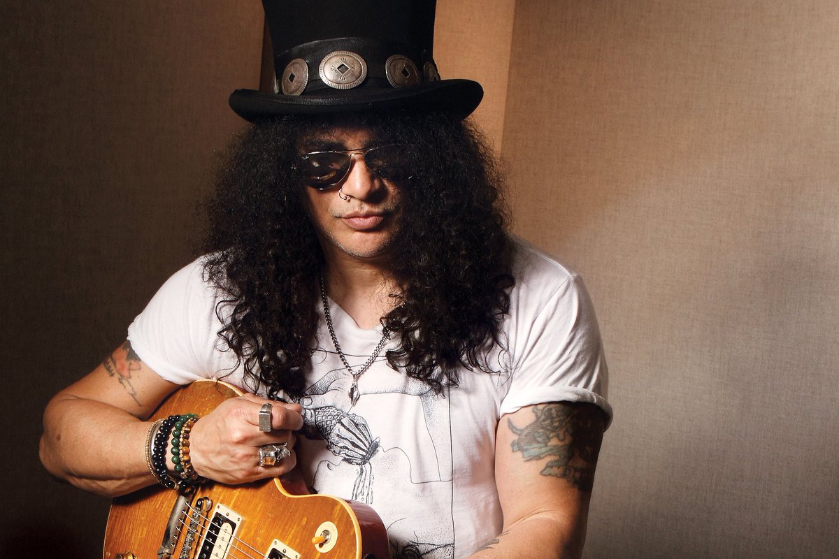 NewloveDean's tweet photo. My daughter connie doing her best slash impression https://t.co/g0YfghVEUx