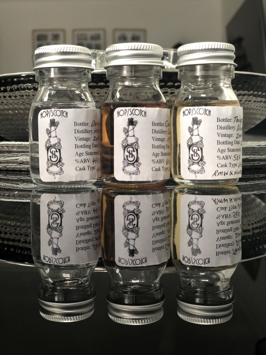 Some weekend tipples courtesy Hopscotch Liverpool. A couple of rums - Caroni and Diamond, and a Michoacán mezcal to see through this long bank holiday weekend.