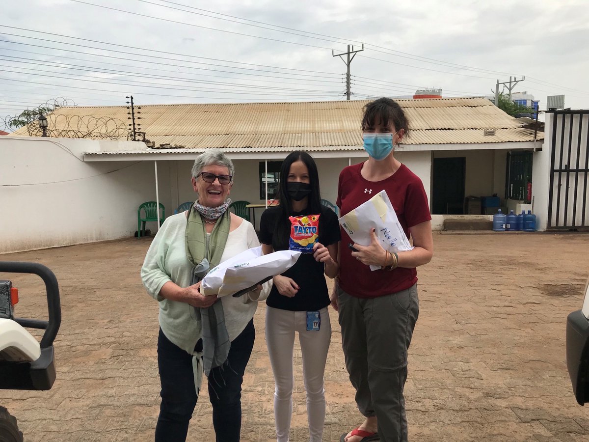 Thanks very much <a href="/IrlEmbEthiopia/">Irish Embassy Addis</a> for the delicious treats for a very #happyeaster in #southsudan Much appreciated <a href="/lilyobriens/">Lily O'Brien's</a>  <a href="/MrTaytoIreland/">Mr.Tayto Ireland</a> 🇮🇪🇸🇸☘️💕