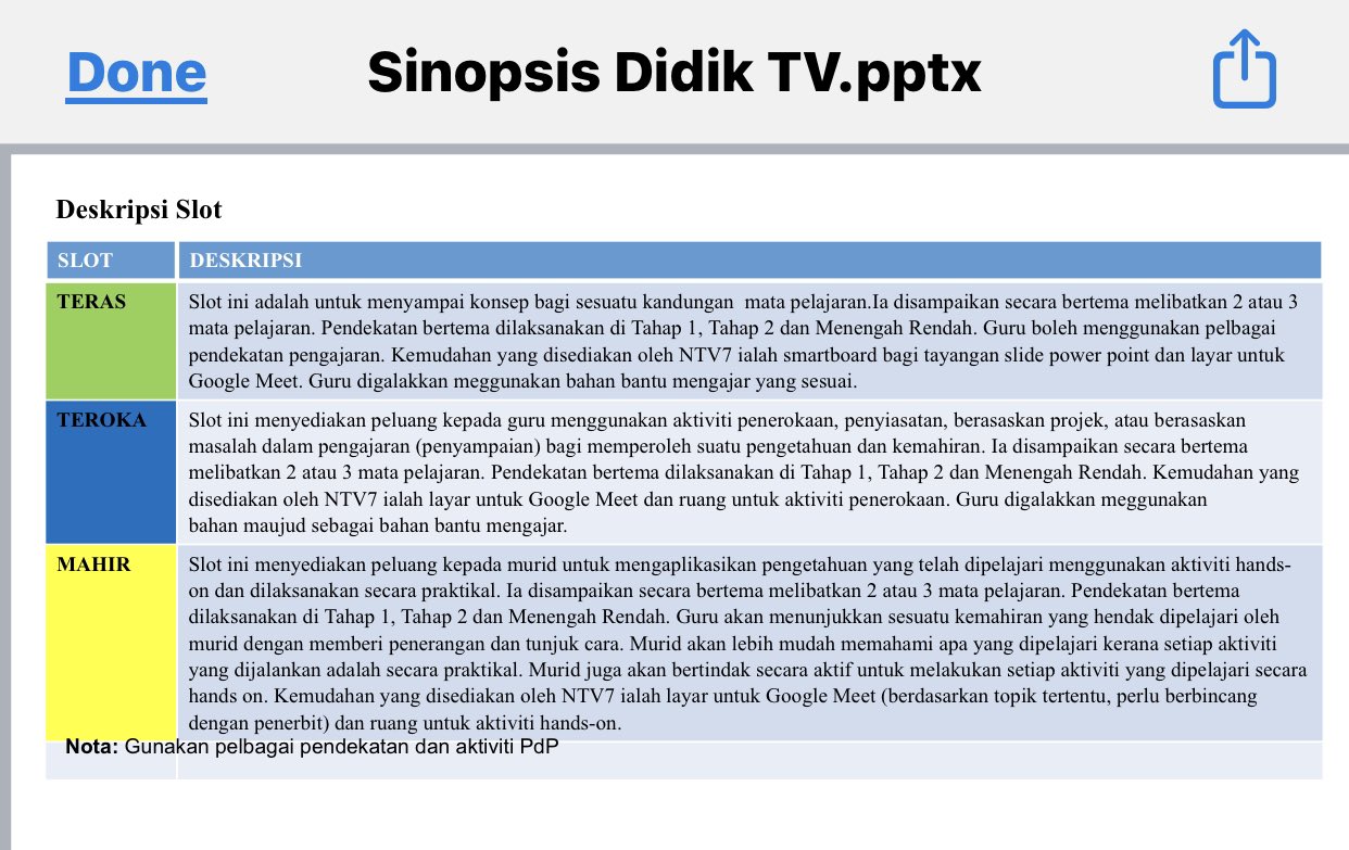 Tv live didik DidikTV KPM
