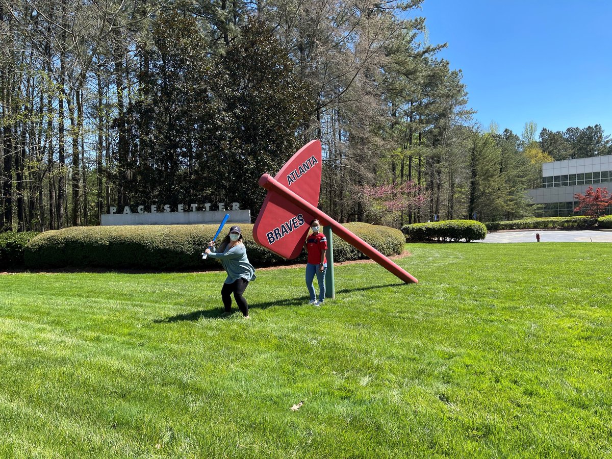 TeamPacesetter's tweet photo. From cold rolled steel to hot wooden bats - we love our Braves here at Team Pacesetter! Here's to a great season! https://t.co/En6kNl5Uha