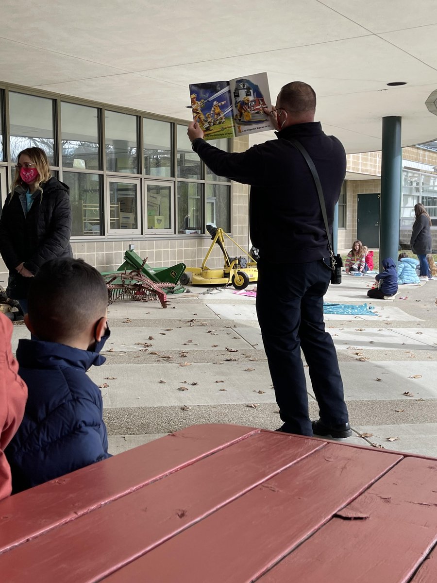 Thank you, <a href="/CFD24/">Charlton Fire Dept.</a> for reading to our students today. We appreciate you!