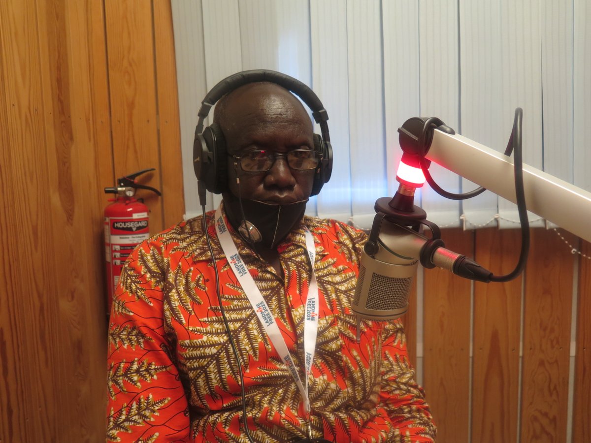 RadioMiraya's tweet photo. #TuneInow and Join Richard Boulter – Senior Programme Manager, UNMAS and Hon. Jurkuch Barach Jurkuch – Chairman, Mine Action Authority, as they discuss progress made in mine clearance in #SouthSudan @unmissmedia #SSOT https://t.co/5OOazDJ7c1