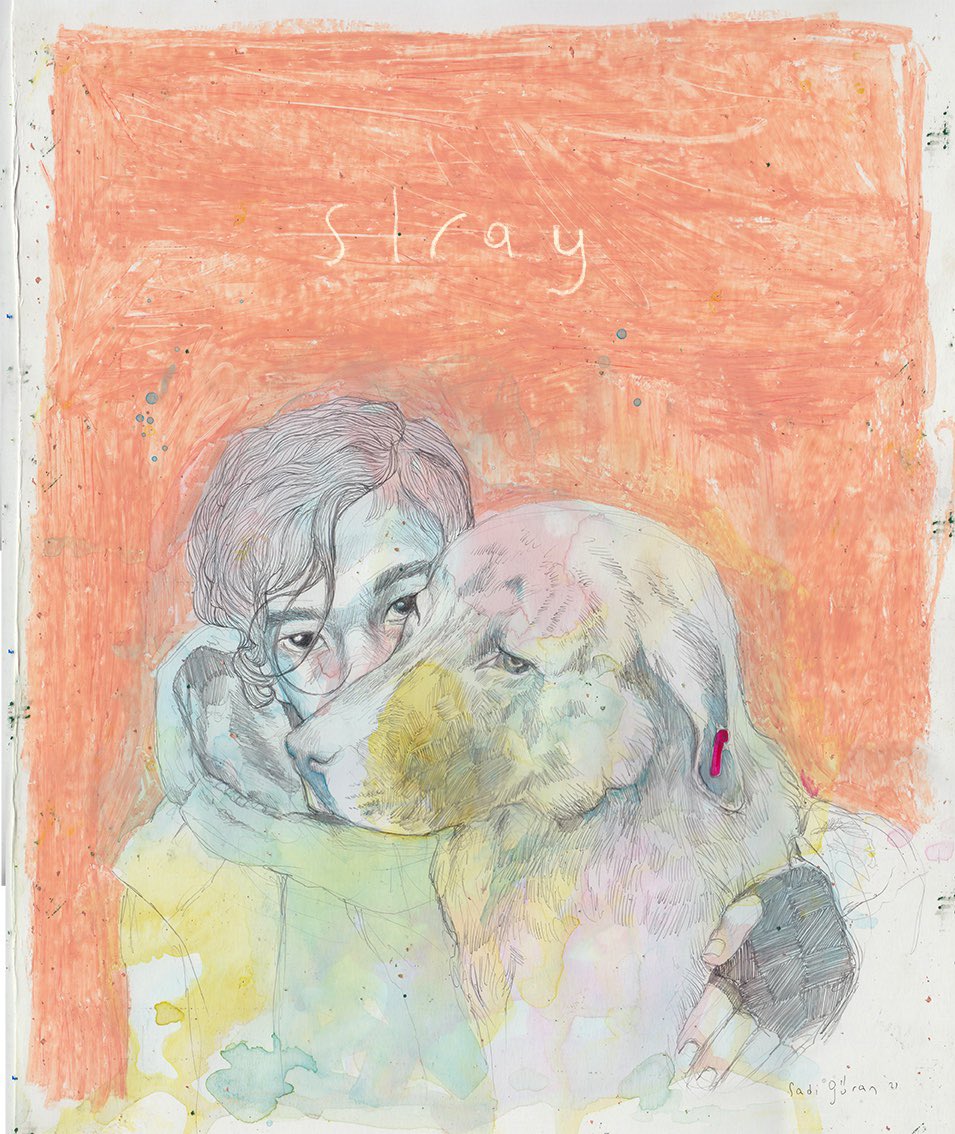 straydocfilm's tweet photo. Istanbul-based artist Sadi Güran is behind our final batch of #StrayFilm alternate posters. These illustrations are everything 🖍️ https://t.co/6vVVRf72lw