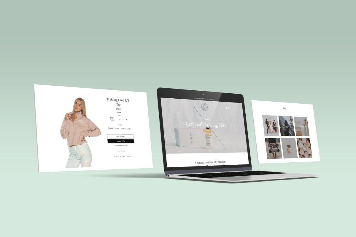 wavesdigitalca's tweet image. We had an AMAZING time working with Chelsea and Parm helping them relaunch their online store with a fresh mobile-friendly look.

Head over to craigleithtradingpost.com and check it out!
#webdesign #Shopify  #ecommerce #websitelaunch