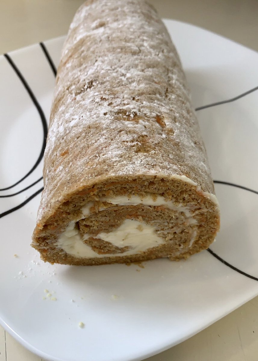 cbbwvteacher's tweet image. First ever carrot cake (in roll form) complete! 

Now to get it out of the house before I eat anymore 😋 #practicerun #Easterbaking