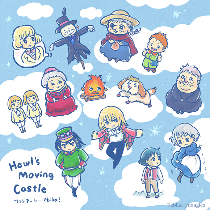 ハウルの動く城のtwitterイラスト検索結果