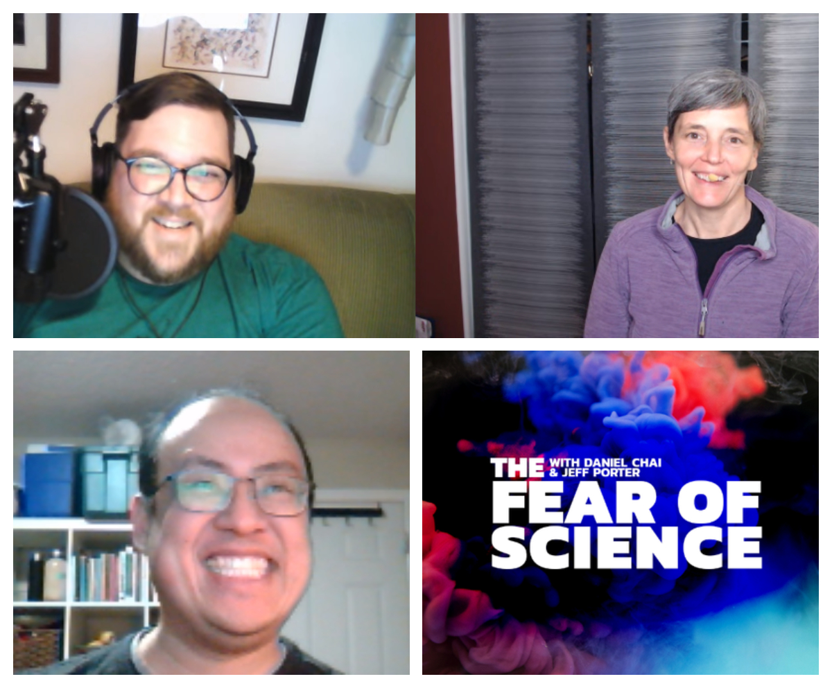 ScienceFears's tweet photo. Looking for something to listen to on your long weekend? Dive into Episode 61 of #FearOfScience - Deep Water!
https://t.co/LHERu92Cux
In this episode, @JPorterCreative and @IamDanielChai talk about swimming in deep water with Cori Myka from @OrcaSwimSch. Thanks for listening! https://t.co/hAPOF6B1Cp
