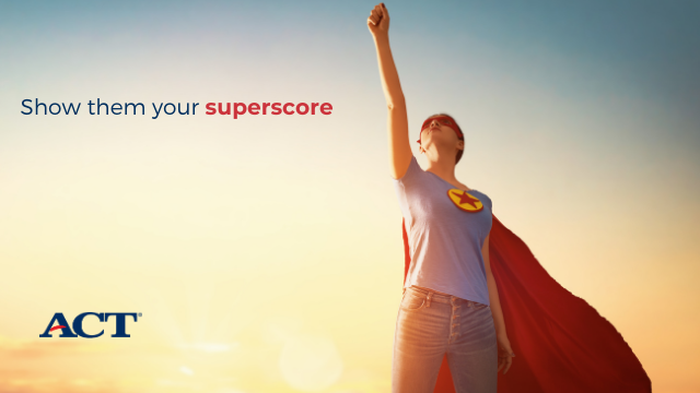 JeremyBurrus's tweet photo. .@ACT has some super news for students:  
 
ACT Superscores are now available to students who’ve taken the #ACT test more than once since September 2016! More: https://t.co/yF3DXqodr6 https://t.co/zGc0GnCnJo
