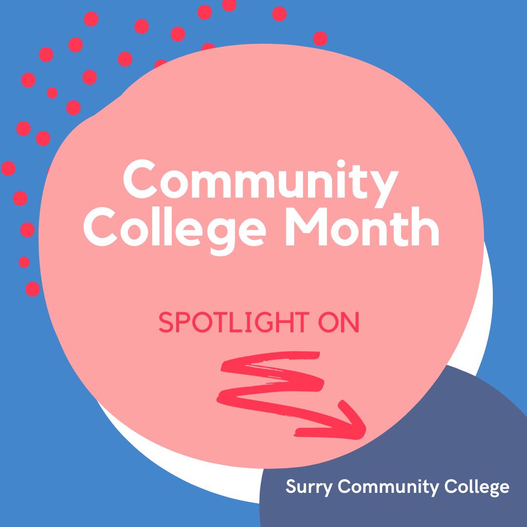 surry_advising's tweet photo. Yesterday marked the first day of Community College Month!!! Every Thursday I’ll be providing information about one ~awesome~ aspect of Surry Community College. 

To start us off, here are some quick facts and stats about SCC. https://t.co/NzfSDGkLpt