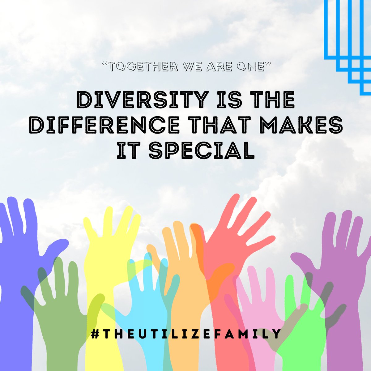 TheUtilize's tweet image. Now, more than ever, this is a message that carries a huge amount of meaning across the world. It is a message that we deeply feel and put forward - we appreciate the diversity within #theutilizefamily and who we share our spaces with 👏🏼
#theutilizeproject