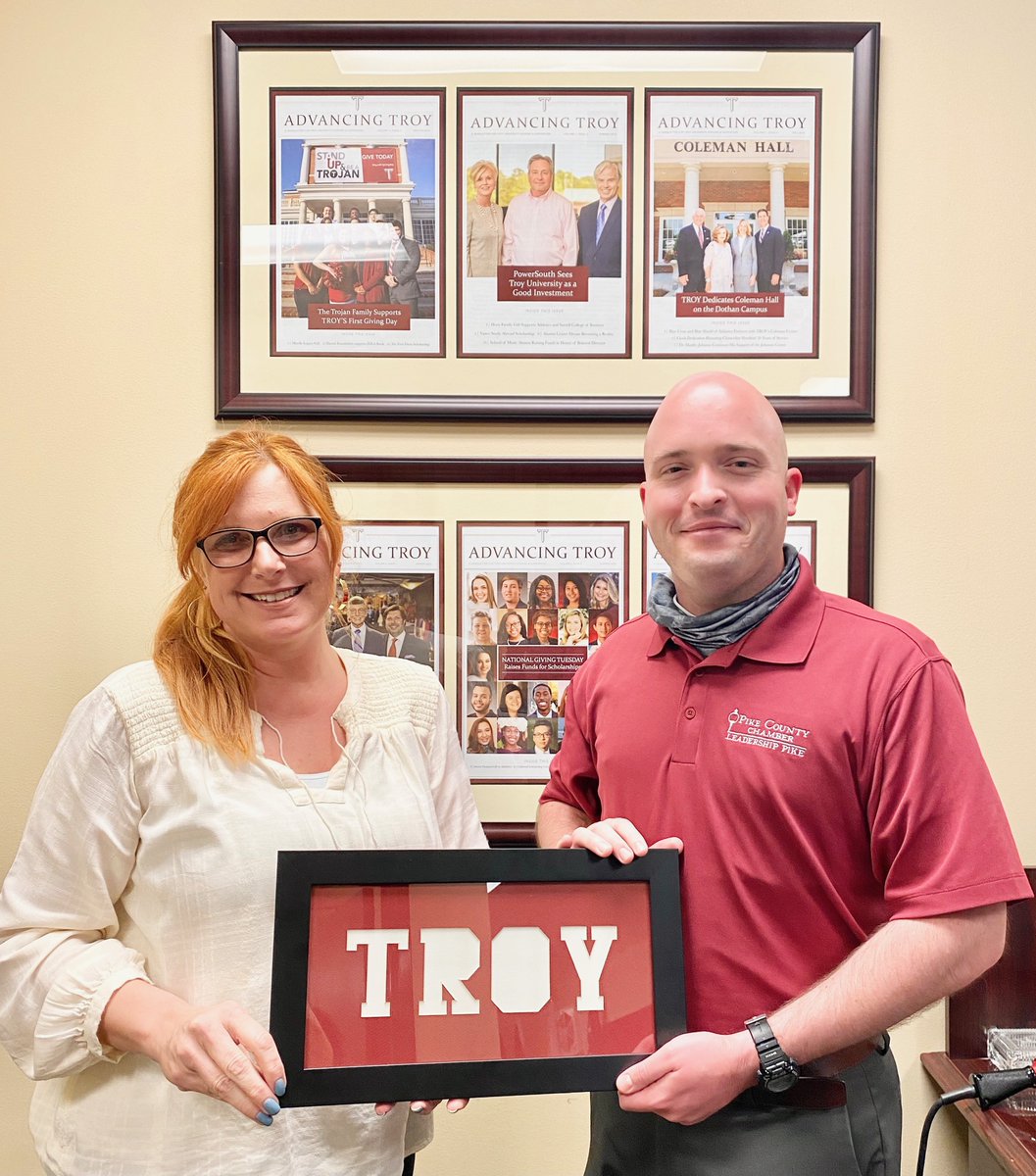 troyofficeofdev's tweet photo. Congratulations to Connor Couch for winning our March Faculty/Staff Giveaway! Connor says that he is proud to give back to an institution that has invested in him as both a student and throughout his career.

Special thanks to Heart of the Home for donating this month's prize. https://t.co/FoMWxVKVXe