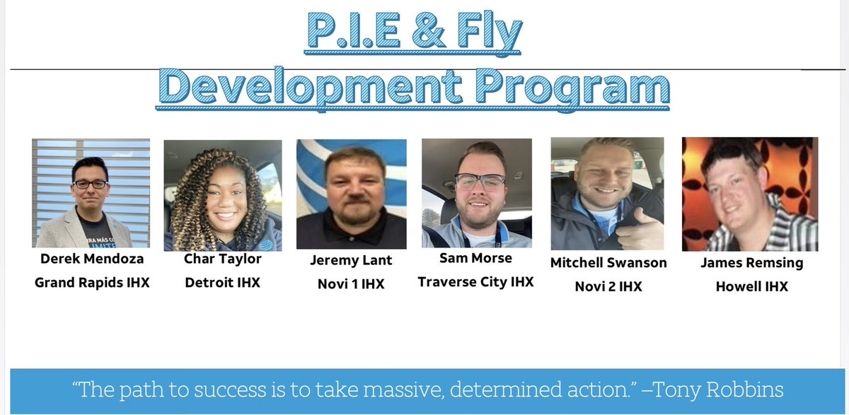 cschultz118's tweet photo. HUUUUGE shout out to all the people selected for the P.I.E and Fly Michigan development program! Looking for big things from each of you! #development #buildthebench #ATT https://t.co/AIDERKmjYd