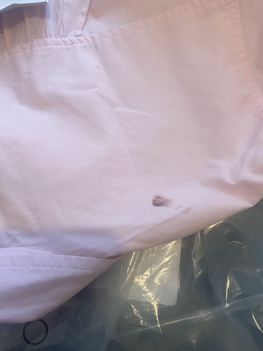 CallMeLeila's tweet photo. @NewLookHelp shocked at the condition of this shirt I received today 😅😅 https://t.co/n2eBh8Uowv