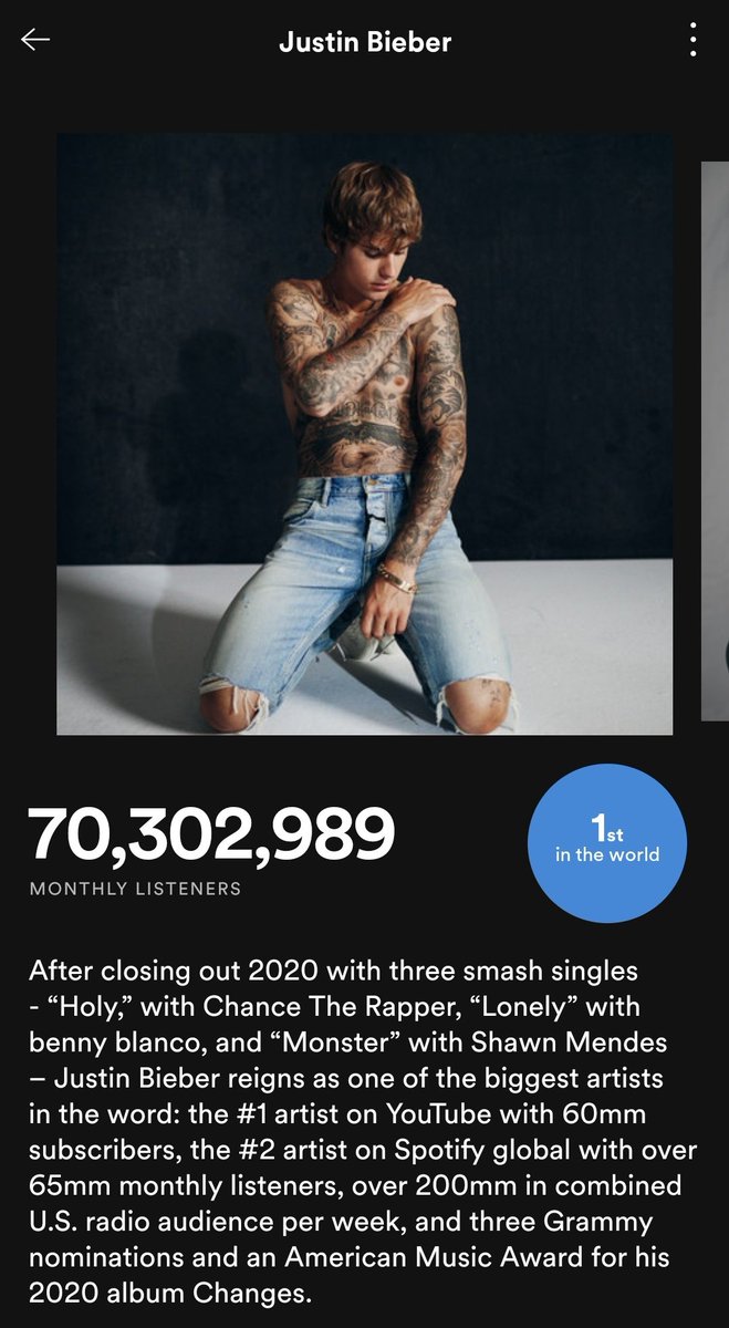 notboredr's tweet photo. #1 artist with the #1 song &amp; album in the world https://t.co/AvvbftWcJa