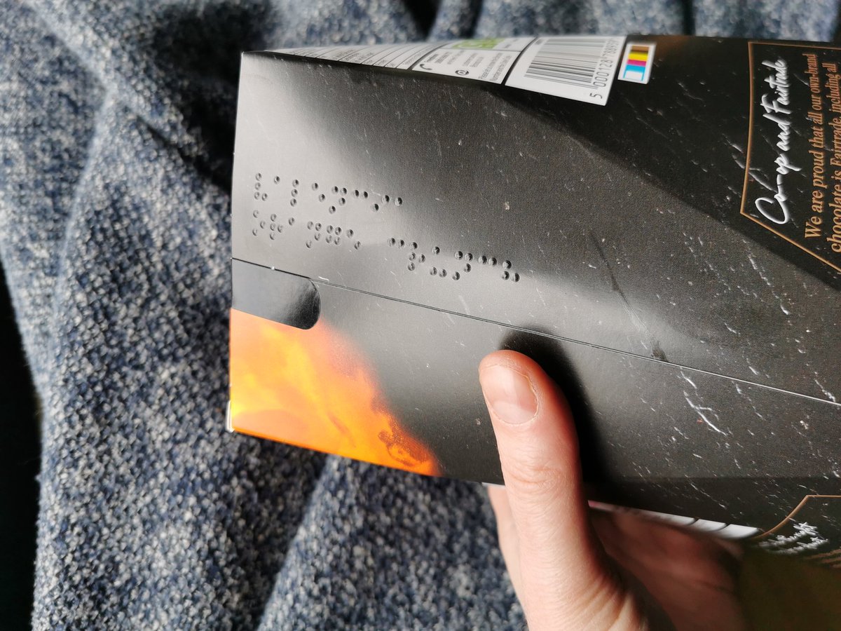 PenThorpeBooks's tweet photo. Shout out to @coopuk who have embossed braille on their Easter egg packaging, removed all plastic, made all the packaging easily recyclable, and made it very easy to open and get into. Oh, and did I mention that it's Fair Trade? 👏👏👏 #Inclusivepackaging https://t.co/Q9Ew3Qz6pp