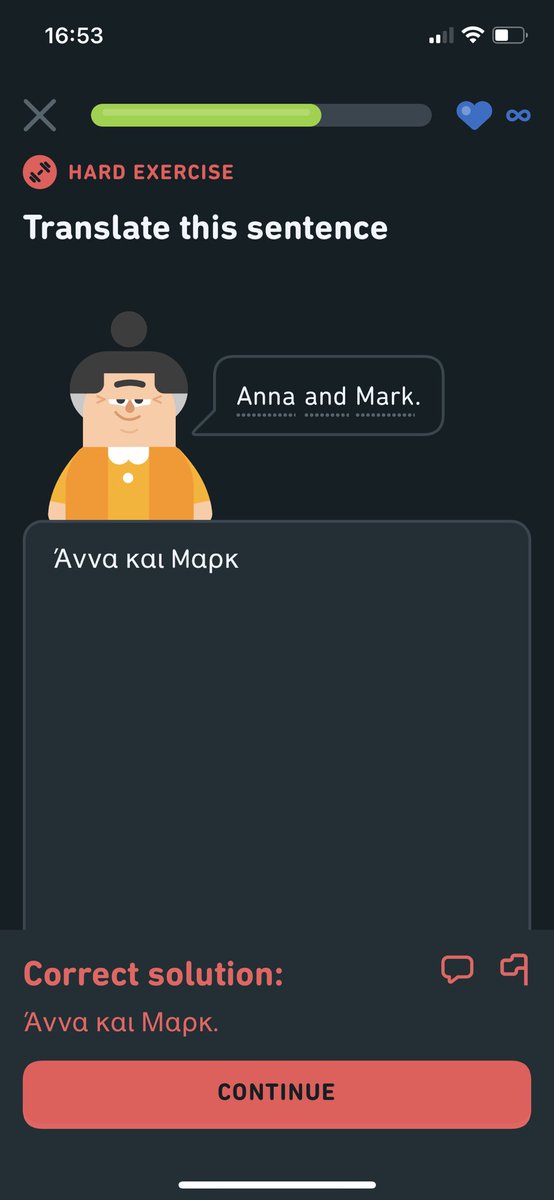 NatashaButler74's tweet photo. @duolingo Hey just tried copying the k from your message... same issue https://t.co/GeoPjLDnCG