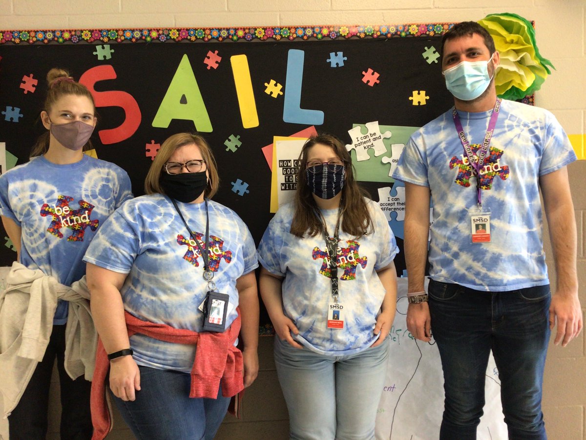 Thank you to our wonderful SAIL staff for all you do to support our students!!! #AutismAcceptanceMonth <a href="/theSMSD/">SM School District</a> @BThunderbirds <a href="/bebac74/">Becky Brenner</a>