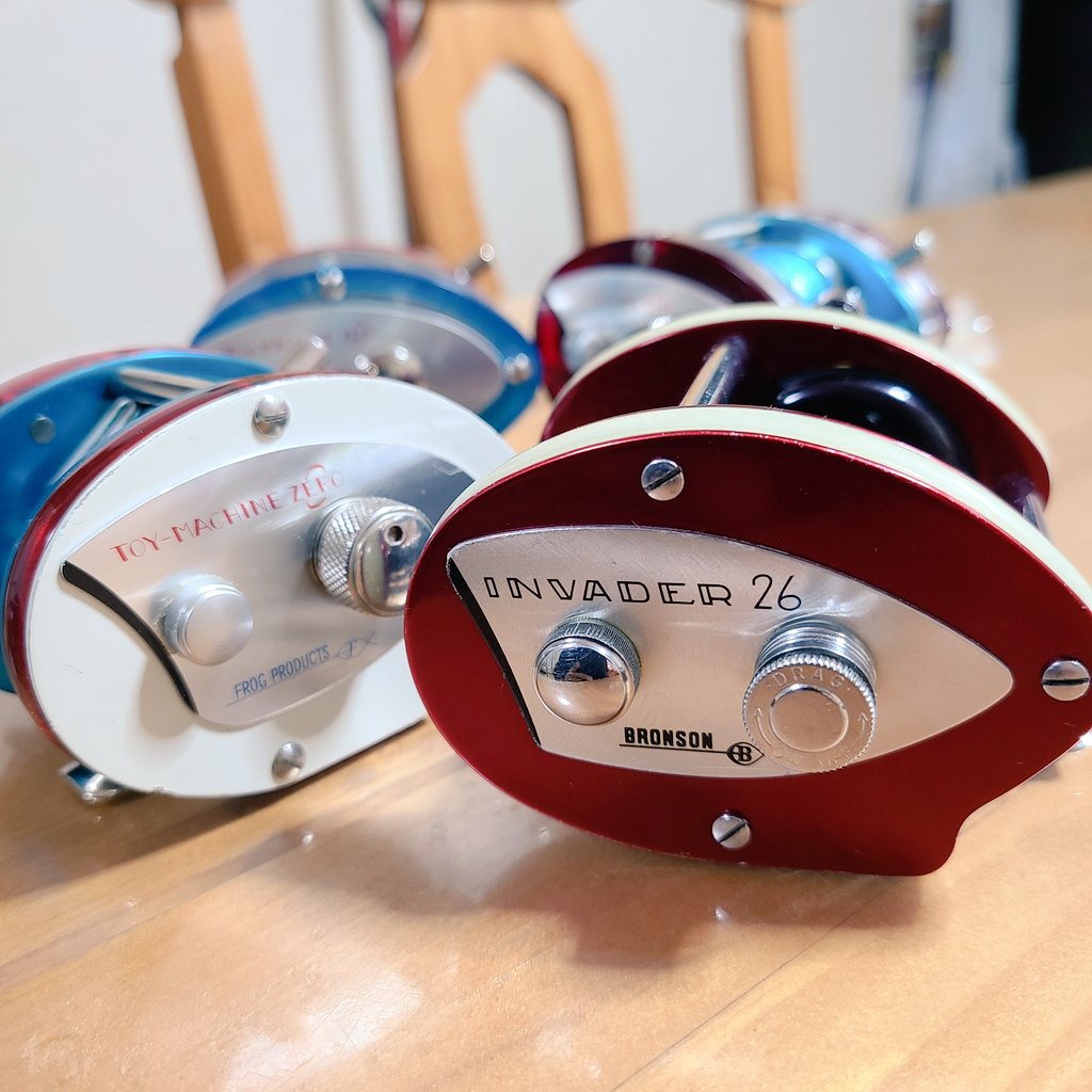 K Shibata そろそろ釣行初日を迎えたいためのメンテ スーパーレイティブよりもゼロのデザインに毎回シビれる カッケー フロッグプロダクツ トイマシーン