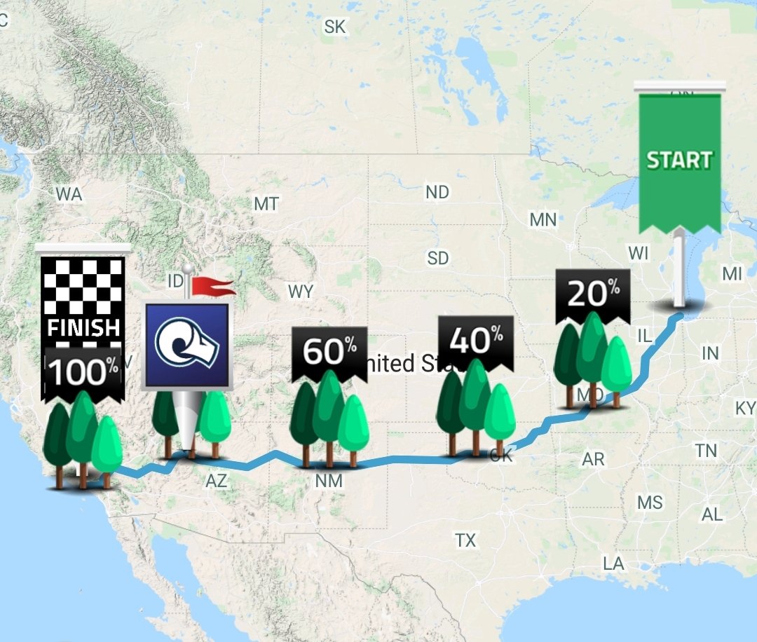 We are by the Grand Canyon.

80% completed, less than 450 miles to go!!! 

So far we have raised £350 for Fareshare Greater Manchester. 

If you want to donate to support the team as we finish this epic virtual challenge then follow the link below.
justgiving.com/fundraising/uc…