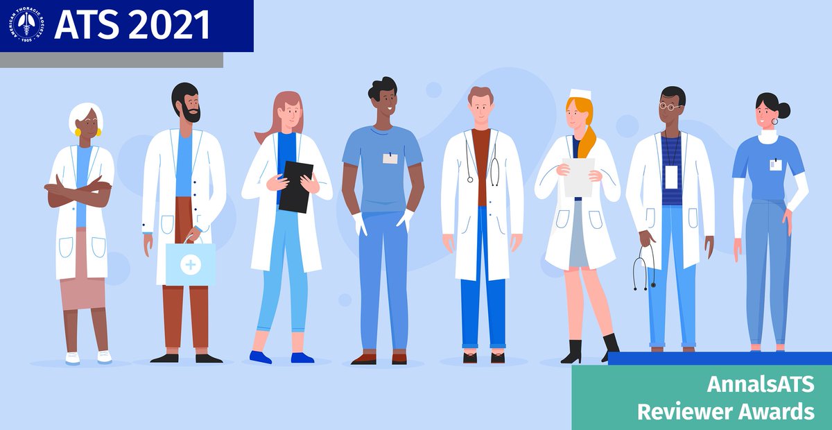 In recognition of their exemplary work, the AnnalsATS editors are delighted to present the 2021 Journal Reviewer Award winners. Congratulations to M. Brad Drummond, Robert C. Hyzy, Anne Melzer, Joshua Mooney, Bharati Prasad, and Valerie Press! 

🔗 ow.ly/Vyxz50EfjcB