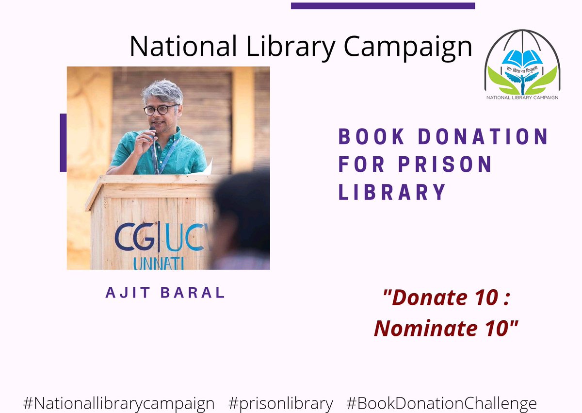 CampaignLibrary's tweet photo. Thank you @AjitBaral sir for book donation for Prison Library. https://t.co/O9PPZh1tgA