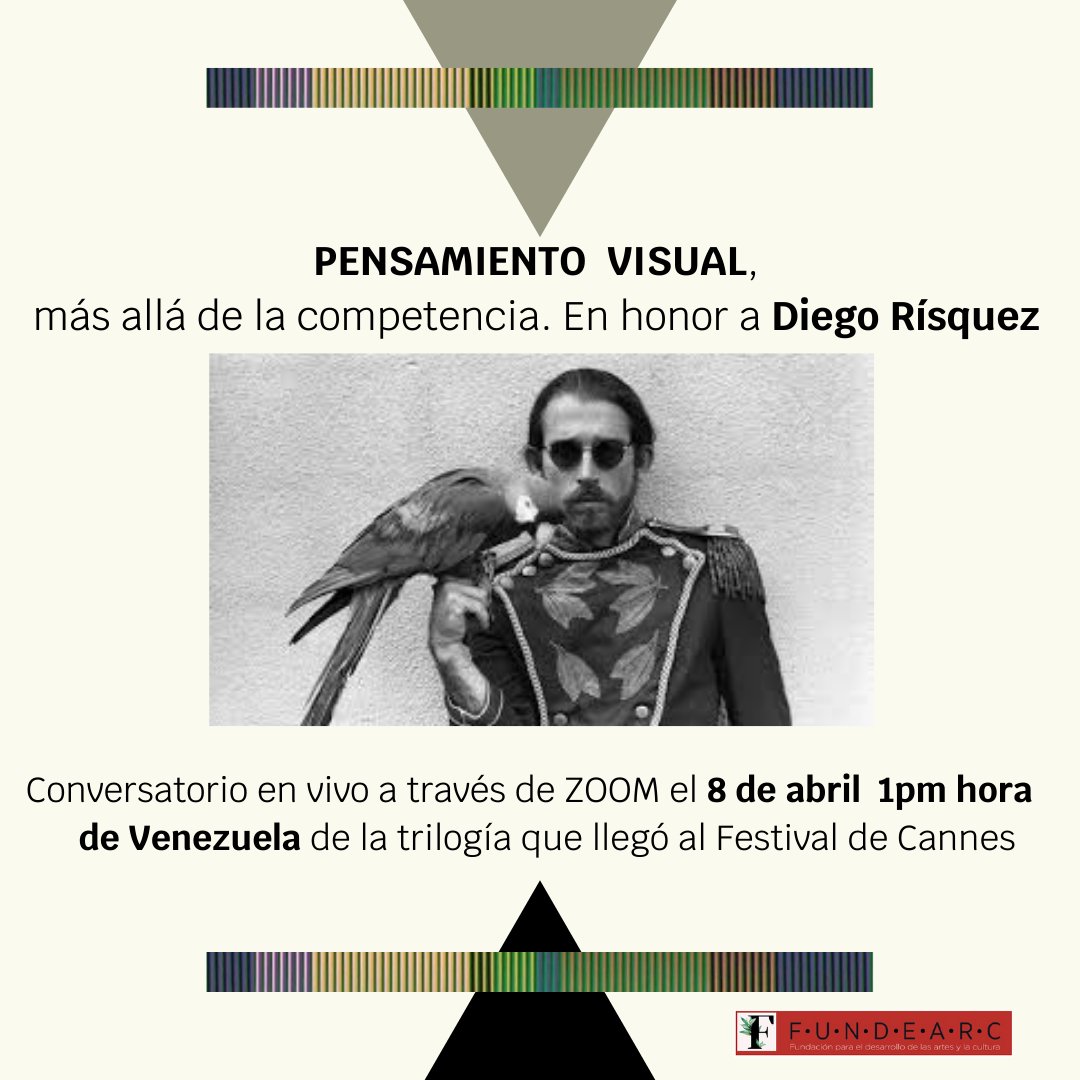 Fest_CineVzlano's tweet photo. Recuerda de 3 al 6 de abril la trilogía de Diego Rísquez disponible totalmente gratis en https://t.co/j2DPJvXNAs @cine_mestizo y nuestra conferencia virtual el 8 de abril 1pm (hora de Venezuela) Pídenos el link! con gusto te lo enviaremos https://t.co/922MUFwuof