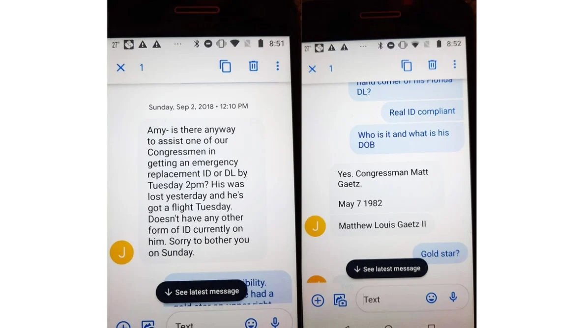 "(Joel) Greenberg has maintained a close relationship with Gaetz for several years. Both were rising stars in Florida’s Republican Party in 2016."  https://www.thedailybeast.com/these-text-messages-led-the-feds-to-matt-gaetz