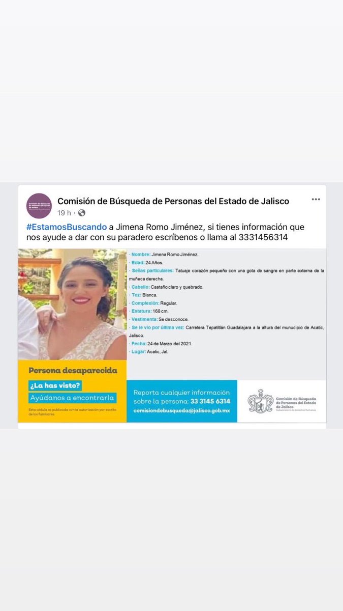 la_reinota_'s tweet photo. Más de una semana y no se sabe nada sobre la desaparición de una familia completa que viajaba de GDL a CDMX 
@FiscaliaJal 

Ayudemos a difundir 🙏🏼🙏🏼 RT RT RT

https://t.co/1XwuxuSjjC https://t.co/YoLilPJyt4