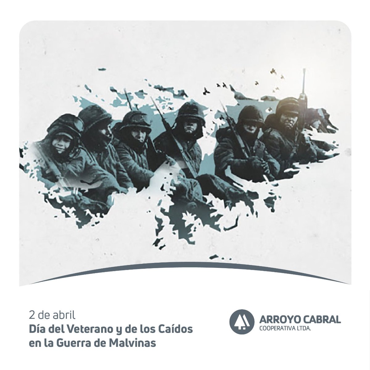 coopacabral's tweet photo. 🇦🇷 Honor y gloria a nuestros héroes de Malvinas 🇦🇷 https://t.co/HCUWhDI8Qv