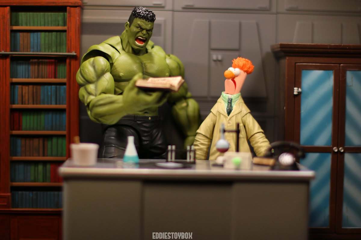 edattheparks's tweet photo. Science experiment gone wrong.
#toyphotography #hulk #incrediblehulk #marvel #marvelcomics #mcu #marvellegends #disney #muppets #beeker #shfiguarts #tamashiinations #thehulk #avengers https://t.co/wn5RvWO2kq