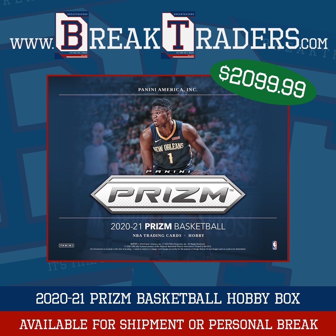 BreakTraders_'s tweet image. You know tonight is gonna be special...🏀

Pick-Your-Team's 😍
Randoms 😎
Personal Breaks 👀

We have ALL the 2020-21 Prizm Hobby at best-in-market pricing at BreakTraders.com 🔥 Show starts at 6pm EST!
