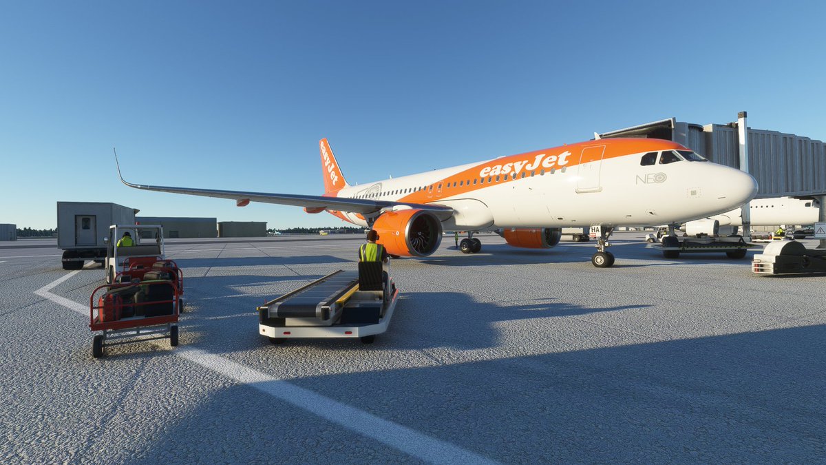 CircusGumbo's tweet photo. Been enjoying some FBW A320NX action in MSFS 2020 flying back from Sicily to Gatwick #msfs #msfs2020 #microsoft #asobo https://t.co/r5hKRAMQJs