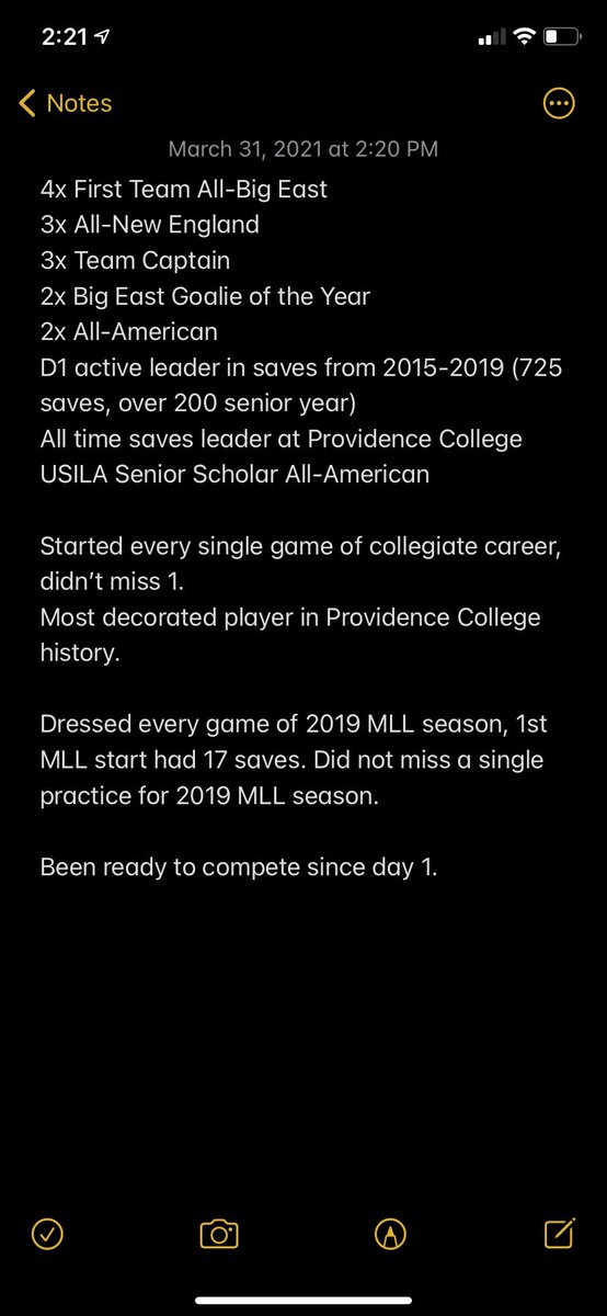 If any coaches are looking for a competitor at camp, please send them my info <a href="/PremierLacrosse/">Premier Lacrosse League</a>