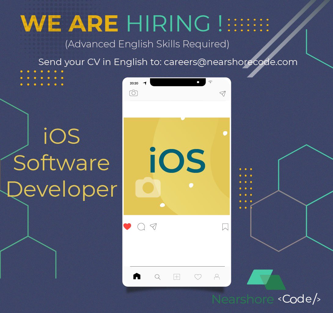 nearshorecode's tweet image. We’re hiring!
Join Us!!💻🇧🇴🇦🇷
#jsdeveloper #Developer #code #coding #php #javascript #java #iOS #engineer #SoftwareEngineer
