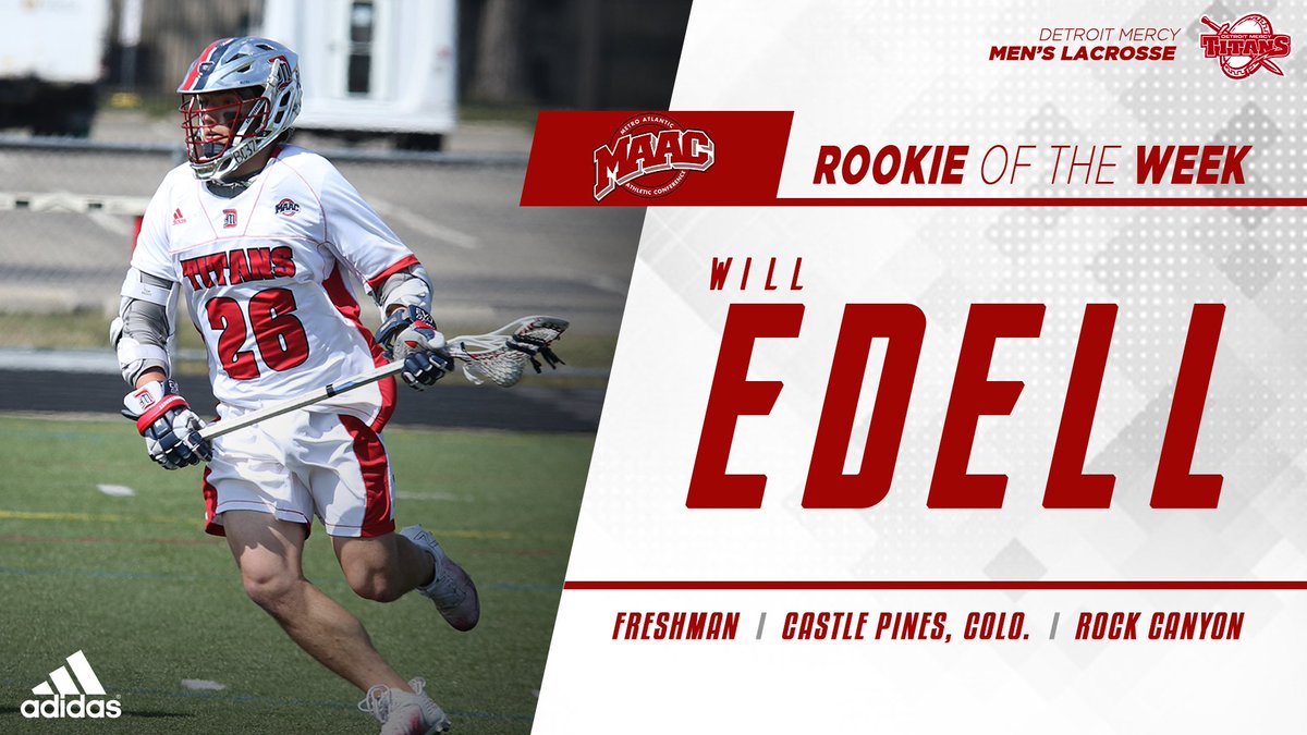 Edell Earns Second MAAC Rookie Of The Week Accolade ⚔️🥍 #DetroitsCollegeTeam #MAACLAX 

🔗 bit.ly/3dmbxoX
