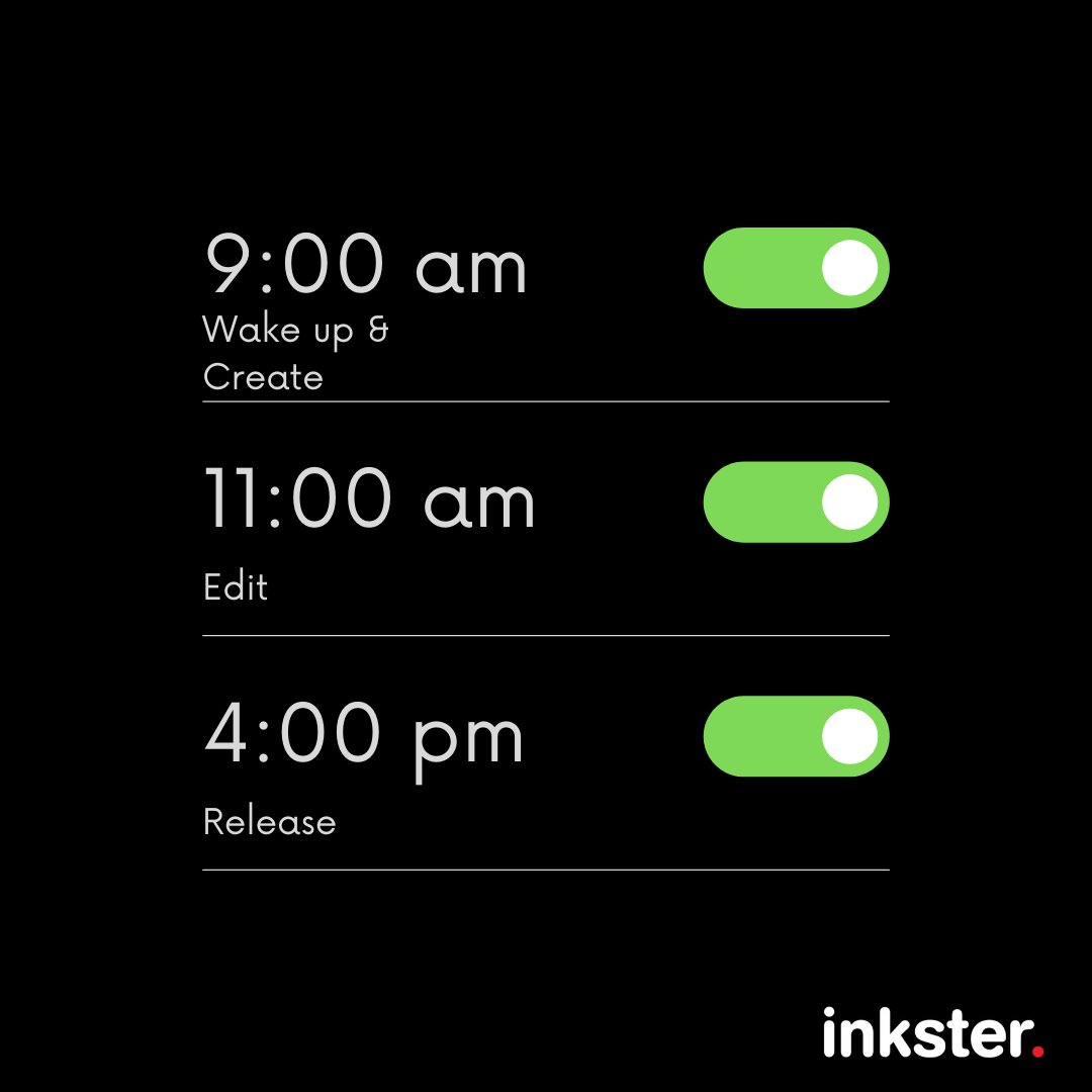 _inkster_'s tweet photo. Create -> Edit -> Release -> Repeat  #StayCreative https://t.co/JCG4F1zeTA