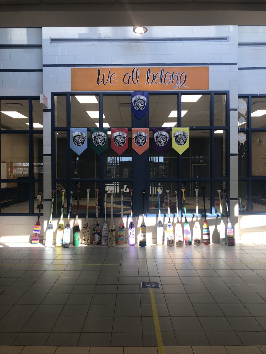 BriscoeClass's tweet photo. Inspiring visit to see the sense of #tvdsbcommunity through @WiseJaguars @ParksideCI @tvdsb paddles! #tvcreatefest https://t.co/1bLuLLzgS2