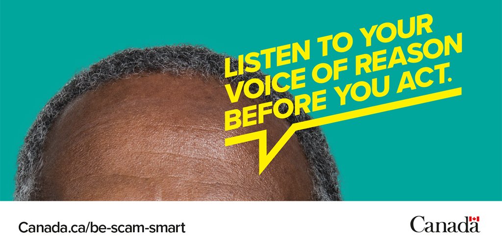 CanRevAgency's tweet photo. #FPM2021 is over but it’s always important to #BeScamSmart. Check out our videos on how to avoid scams and fraud. https://t.co/x3bDfAPcyW https://t.co/tBWZ8qPW1V