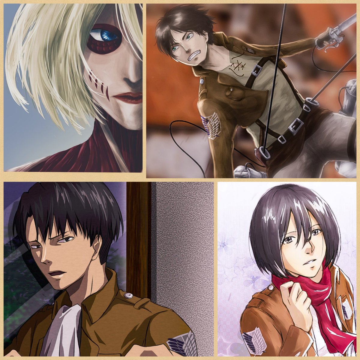 こまめ 4月になったので新しく 気ままにお絵描きやら小説やら 勉強中の身なので 夢絵やアイコン等の依頼も無償で受けられたらと思ってます Rt中心に気になった方お迎え 進撃の巨人好きな人と繋がりたい 進撃の巨人夢女子さんと繋がりたい