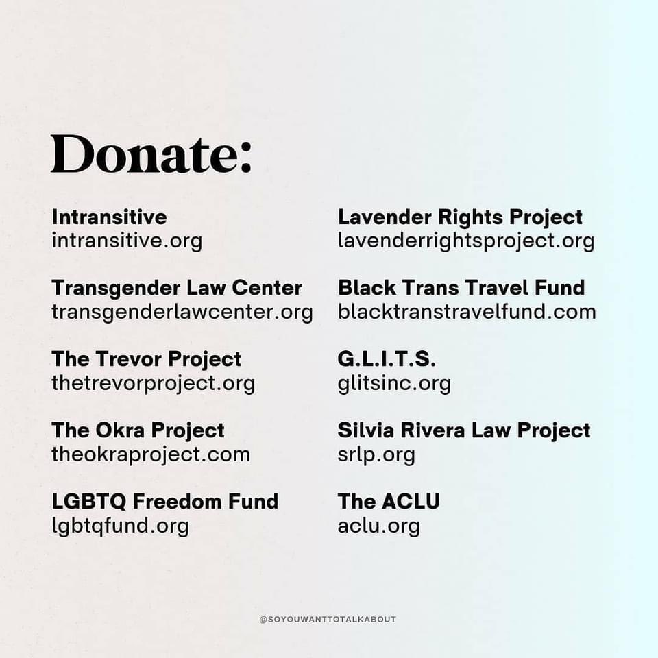 castleofgems's tweet photo. How to support the trans people in your life. 🏳️‍⚧️ https://t.co/ATqgRgn237