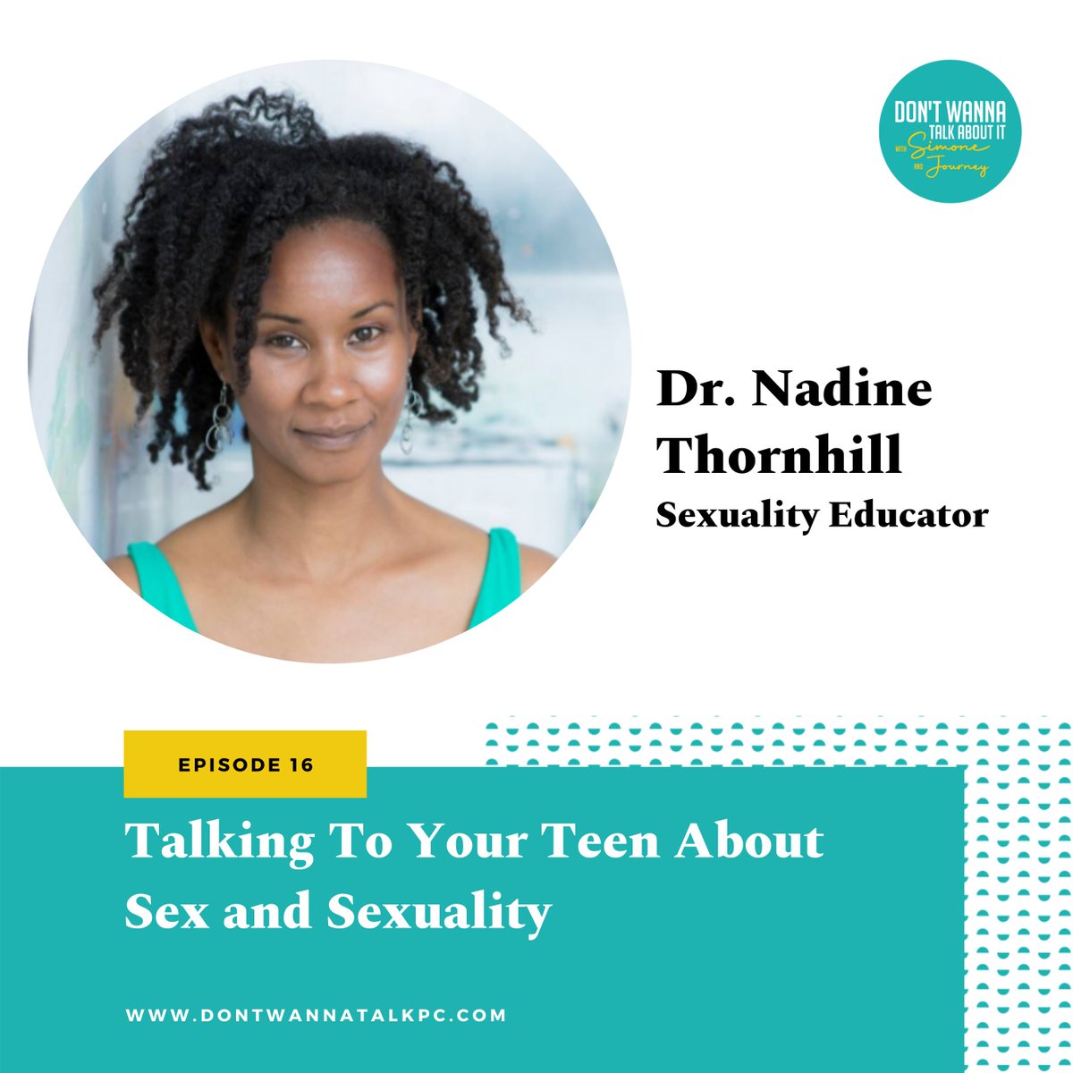 simonejtyner's tweet photo. The face your daughter makes when you bring up the topic of sex
🤪! Not sure how to start the conversation? Check out episode 16 of the Don't Wanna Talk About It Podcast where J and I talk sex, sexuality and more with @NadineThornill. Listen wherever you get your podcasts! https://t.co/FvfsMCBudq