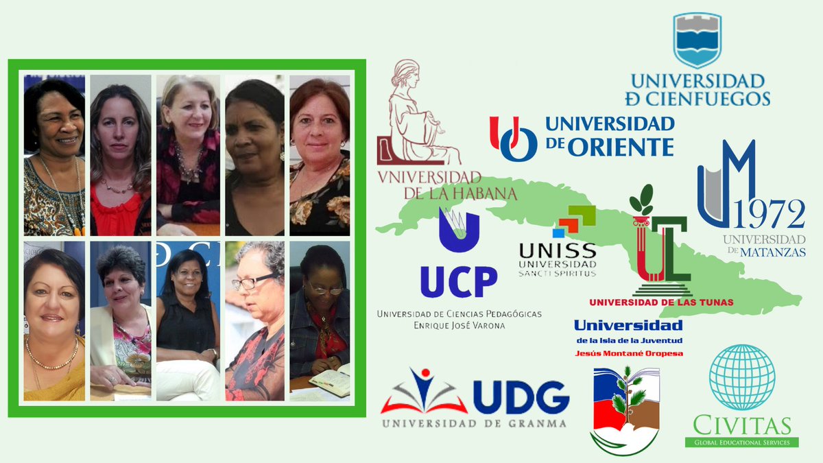 CivitasGES's tweet photo. No podemos dejar que termine el mes sin celebrar a las Rectoras de Cuba por su liderazgo y compromiso con la educación superior mientras mantienen seguras a sus comunidades. ¡GRACIAS RECTORAS! #WomensHistoryMonth #Cuba #highered #intled https://t.co/Flav9O5zVJ
