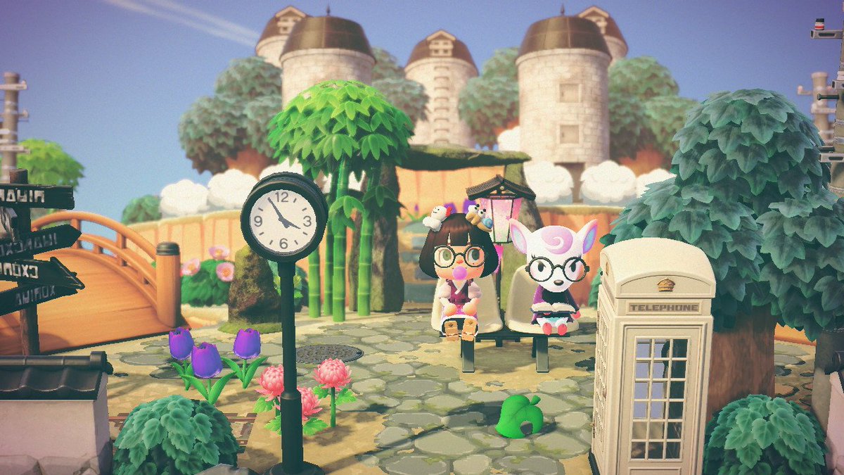 mikiac5's tweet photo. Diana and I spending some quality time while we give out free items <3 

#ACNH #AnimalCrossingNewHorizons #ACNHDesign #ACNHtrade #NintendoSwitchOnline https://t.co/lHg0uaGtzo