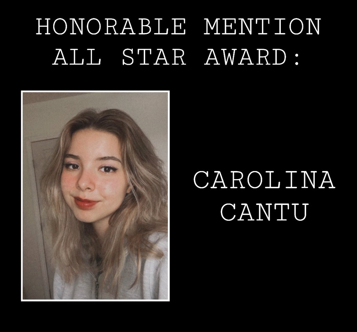 EnhsTheatre's tweet photo. Here’s our awarded recognitions from yesterday in order!!

Best Technician: Samuel Cantu

Honorable Mention: Carolina Cantu

All Star: Arianna Martinez

Congratulations to our seniors for being recognized for their hard work and we wish you good luck on your college journey. https://t.co/ESDHA8C5Iz