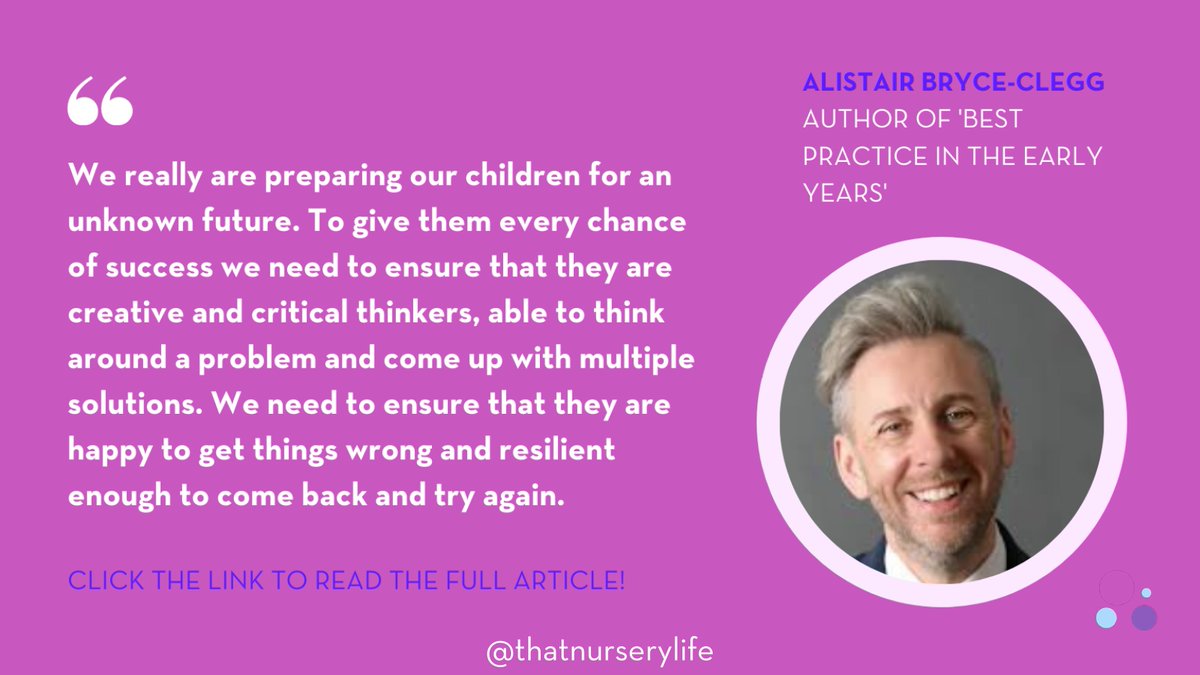 thatnurserylife's tweet image. Read @ABCDoes article on how he explores 3 very important words: ⁠⭐Thrill, Will &amp;amp; Skill⭐⁠and how they can impact children's engagement, passion, and determination to empower their development.⁠ thatnurserylife.com/content/three-…
⁠
⁠
#earlyyears #earlystage #EYFS #children