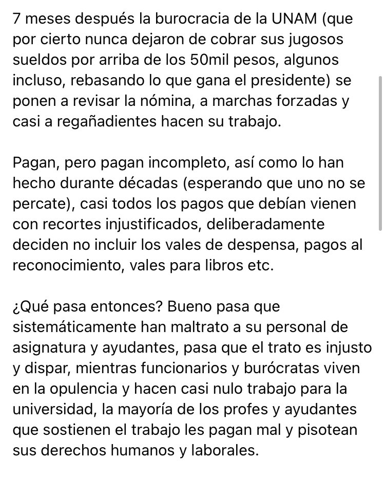 ProfsUnam's tweet photo. Ls profes de asignatura y ayudantes de la UNAM (con el apoyo de muchs estudiantes) estamos luchando por dignificar el trabajo docente del 75% de la planta académica de la UNAM y cerrar la gran brecha de desigualdad que hay en nuestra universidad. #UNAMtratoJustoYa 👇 https://t.co/pbxiGA0EGw