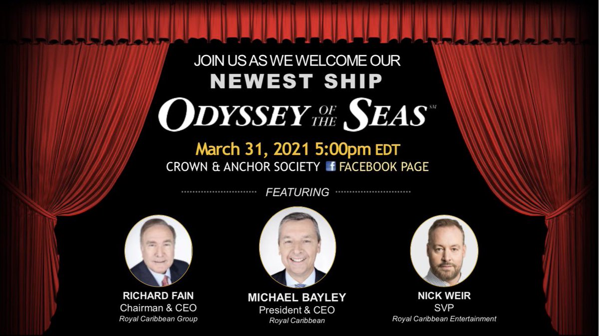 NickWeirShowbiz's tweet photo. Should be fun if it all works ;-)
Combining live cameras from Papenburg and Miami, #OdysseyoftheSeas in Europe and #QuantumoftheSeas (Singapore). #FlagChanging, #NationalAnthems, acceptance speeches, live performances, and our hopes & dreams. Honored to host, from my bedroom! LOL https://t.co/xYtswVEpOv