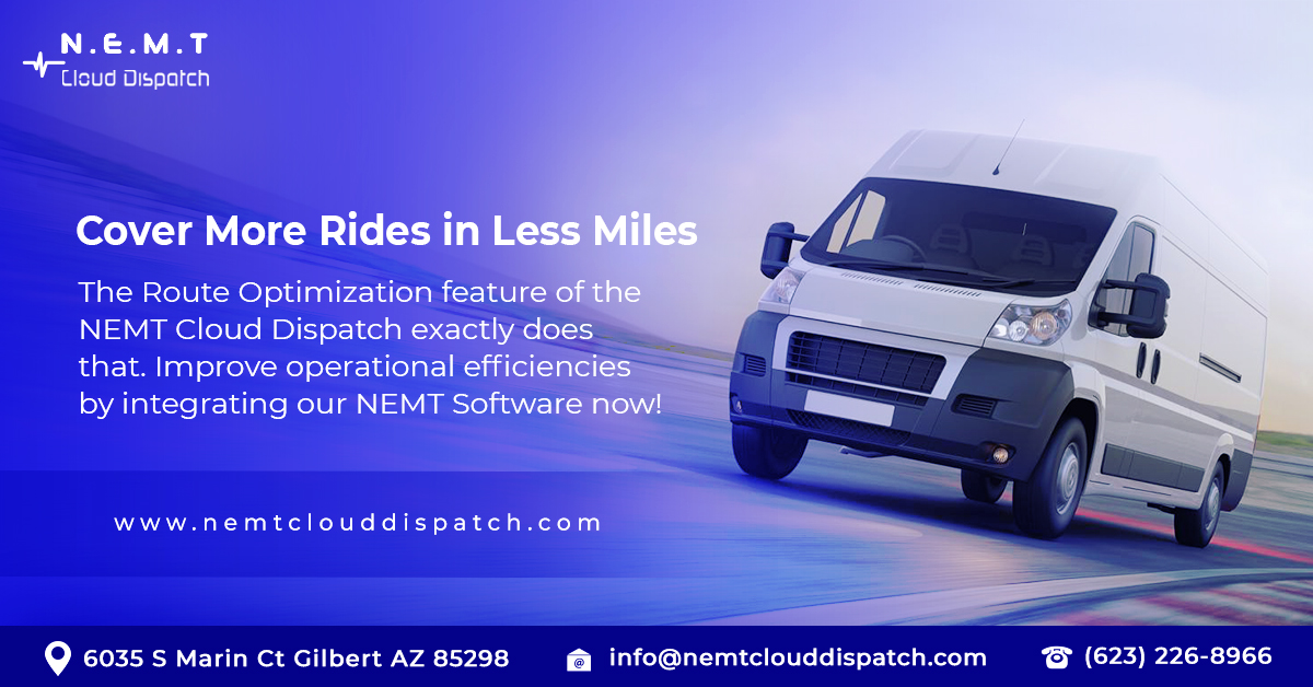 cloud_nemt's tweet image. Cover more rides in less miles
Call Us for a Free Demo: 623-226-8966
Visit Our Website: nemtclouddispatch.com
#nemtclouddispatch #nemt #dispatchingsoftware